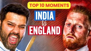 Top 10 Moments  India v England Test Series 2024 [upl. by Yelad118]