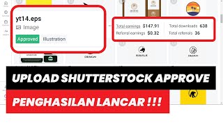 CARA INI AMPUH JUAL DESAIN DI SHUTTERSTOCK AUTO APPROVE [upl. by Dina]