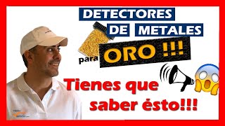 👉 Consejos para comprar el MEJOR DETECTOR DE ORO 🥇 [upl. by Notsnorb]