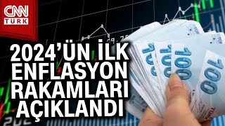 SON DAKİKA 🚨  2024 Yılının İlk Enflasyon Rakamları Açıklandı Haber [upl. by Abbye]