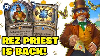 Ive Perfected Resurrect Priest In Standard Hearthstone Priest Deck [upl. by Milda]