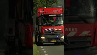 Brandweer vriezenveen met spoed 112 brandweer firefighter emergency [upl. by Noyerb]