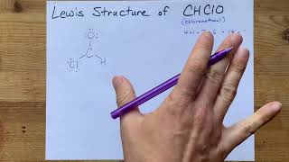 Lewis Structure of CHClO [upl. by Earley711]