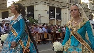 Fallas Valencia Ofrenda a la Virgen 2019 [upl. by Einama559]