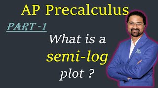 AP Precalculus What is a Semilog plot AP classroom Unit 215 how to make a semilog plot Part1 [upl. by Bobine]