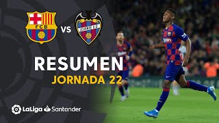 Resumen de FC Barcelona vs Levante UD 21 [upl. by Yasui157]