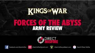 Kings of War Forces of the Abyss Army Review [upl. by Nohsal290]