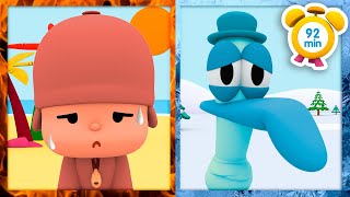 POCOYO ENGLISH ❄️ Four Seasons Of The Year ☀️ 92 min Full Episodes VIDEOS and CARTOONS for KIDS [upl. by O'Malley]