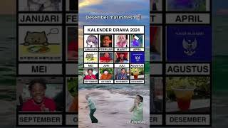 Kalender Drama 2024 🫡 meme shorts [upl. by Herzberg410]