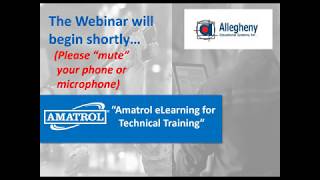 Recording Amatrol eLearning Webinar 04 08 2020 [upl. by Lewendal]