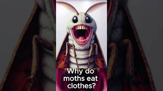 Why do moths eat clothes facts insects nature [upl. by Baryram]