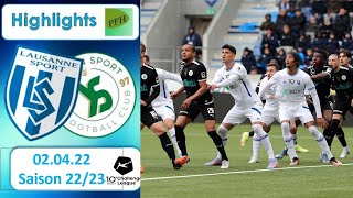 Highlights FC Lausanne  Sport vs Yverdon  Sport FC 02042023 [upl. by Gnak557]