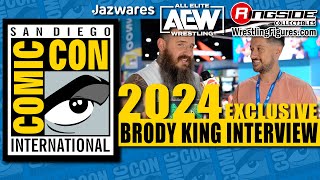 BRODY KING Interview w Ringside Collectibles Jazwares AEW San Diego ComicCon 2024 SDCC [upl. by Moore]