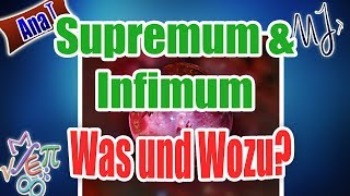 Supremum Infimum obere und untere Schranke mit Beispiel erklärt [upl. by Trenna735]