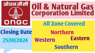 ONGC Latest Recruitment 2024 New Notifications Of Oil And Natural Gas Corporation Limited 2024 [upl. by Modesta]