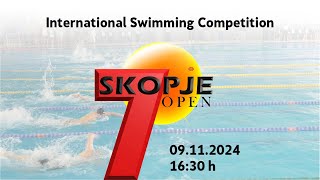 7th International Swimming Competition quotSkopje Open 2024quot  3 [upl. by Solita]