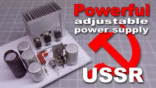 Doityourself Bench power supply with Soviet parts [upl. by Refiffej10]