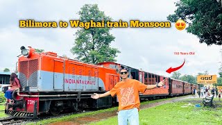 Most Beautiful Train 🚂 Journey bilimora to waghai 😍 [upl. by Schertz755]