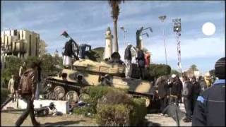 Libyan state television reports Gaddafi victories [upl. by Awahsoj]