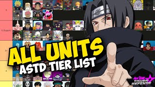 New Updated ALL UNITS After NEW BUFFS Tier List in All Star Tower Defense November 2023 [upl. by Zsa]