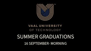 VUT Spring Graduations 2024 Day 1 Morning Session 16 September [upl. by Eirruc]