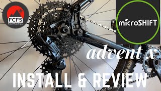 Microshift Advent X 10 Speed Install and Review  Is it Better Than Shimano and SRAM [upl. by Raquela]