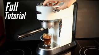 Live Video DeLonghi Dedica Full Tutorial [upl. by Llecrup]