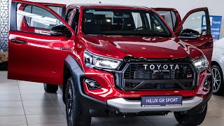 2025 Red Toyota Hilux GR Sport  in depth Walkaround 4K [upl. by Ringsmuth]