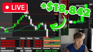 How I Made 18842 In ONE MINUTE Trading QQQ [upl. by Drusus504]