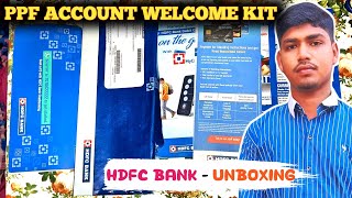 HDFC BANK PPF ACCOUNT PASSBOOK UNBOXING 🪭🪭  Complete Information Public Provident Fund Account [upl. by Margaret]