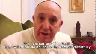 Pope Francis Message on Christian Unity to Pentecostal Conference [upl. by Eisac129]