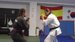 Espectacular examen Hapkido MHK Alicante Cinturón Rojo [upl. by Tomi]