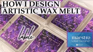 How to design artistic melt labels  use specialty fonts  therapeutic [upl. by Quincy629]