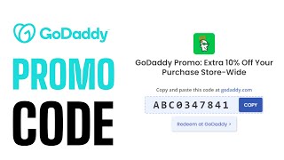 Godaddy Promo Codes  TOP 3 DISCOUNTS 2024 [upl. by Hayilaa855]