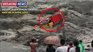 Lahar Semeru Mendadak AMBROL Warga Lumajang KocarKacir Saat di Sapu Banjir Besar Hari ini [upl. by Airat]