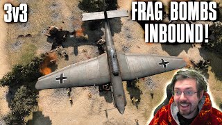 FRAG BOMBS INBOUND  3v3  Company of Heroes 3 [upl. by Aisela]