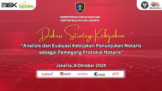 Diskusi Strategi Kebijakan Kanwil Kemenkumham DKI Jakarta [upl. by Collette537]