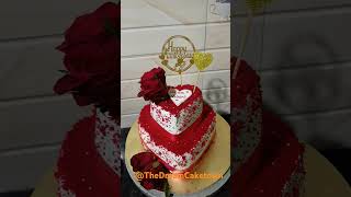 Red velvet cakebaking shortvideo shortsviral birthdaycake anniversary love shorts [upl. by Shieh]