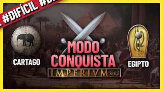 Tuaregs Nobles y Egipto Rendido🐪🌍  Cómo GANAR un modo CONQUISTA  CARTAGO VS EGIPTO⚔️  IMPERIUM 3 [upl. by Solracesoj229]