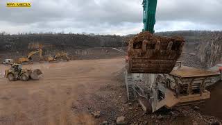 Kobelco SK850 cab top view [upl. by Marchese]