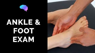 Ankle and Foot Examination  OSCE Guide  UKMLA  CPSA [upl. by Iva]