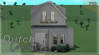 Small Dutch Colonial House  75k [upl. by Michaela]