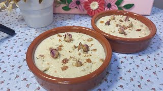 فرنی المهلبية على الطريقة هنديه Perfect 👌 Phirni RecipeShahi Phirni Recipe [upl. by Kral522]