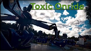 quotAdrenaline Rush Toxic Onride Experience at Hayen Dorper Kermis Neeroeteren 2024 in Stunning 4Kquot [upl. by Tirrag]