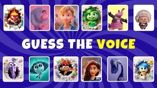 Insideout 2 Voice Guess Challenge  How Many Can You Get RightQuizzGlitz [upl. by Rooney]