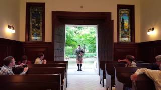 Amazing Grace on the Bagpipes at Belfontaine Cemetery St Louis MO [upl. by Lipson663]