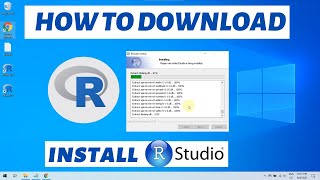 How to download R and install Rstudio on Windows 10 2021 [upl. by Ansell]