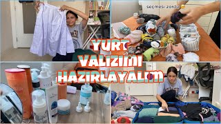 üniversite amp yurt valiz hazırlama bismillah [upl. by Marijane501]