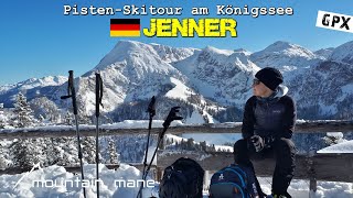 Jenner  Pistenskitour am Königssee  1250hm [upl. by Siaht]