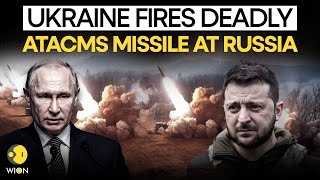 RussiaUkraine War Ukraine Launches First Strike On Russia With USBacked ATACMS MissilesWION LIVE [upl. by Silverts]